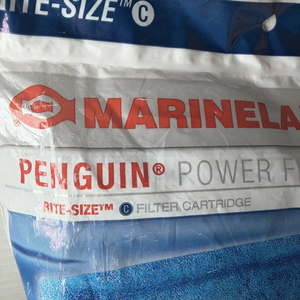 Marineland Penguin Pro Power Rite-Size C Filter Replacement Cartridge Blue 3 QTY